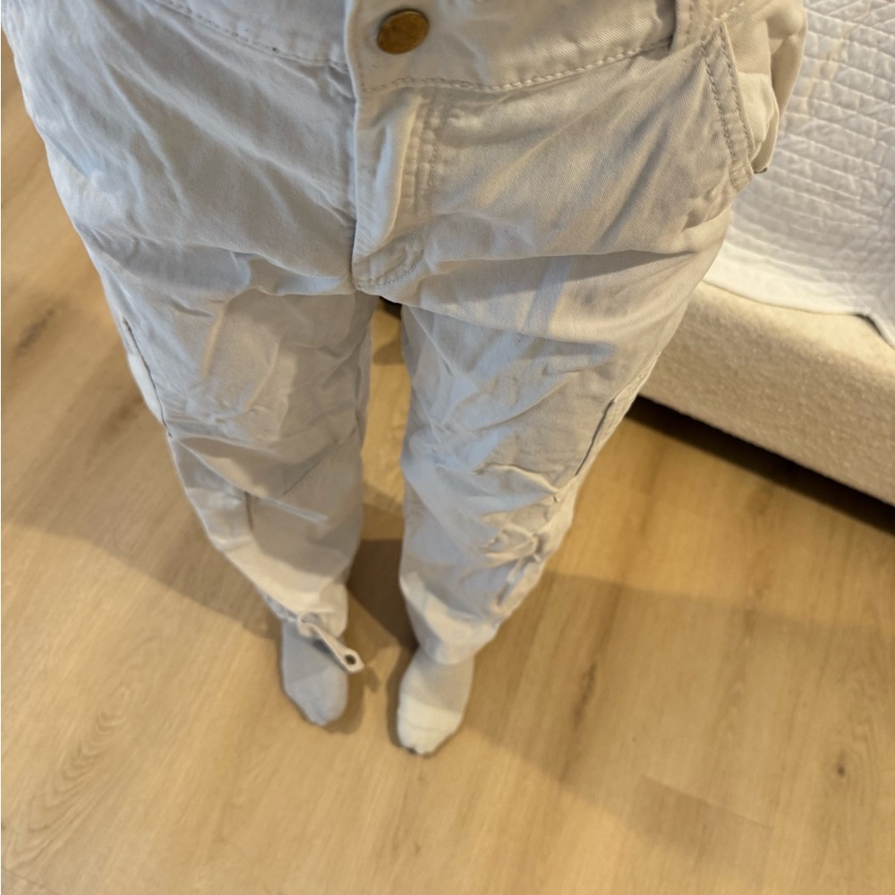 H&M Cream Cargo Pants